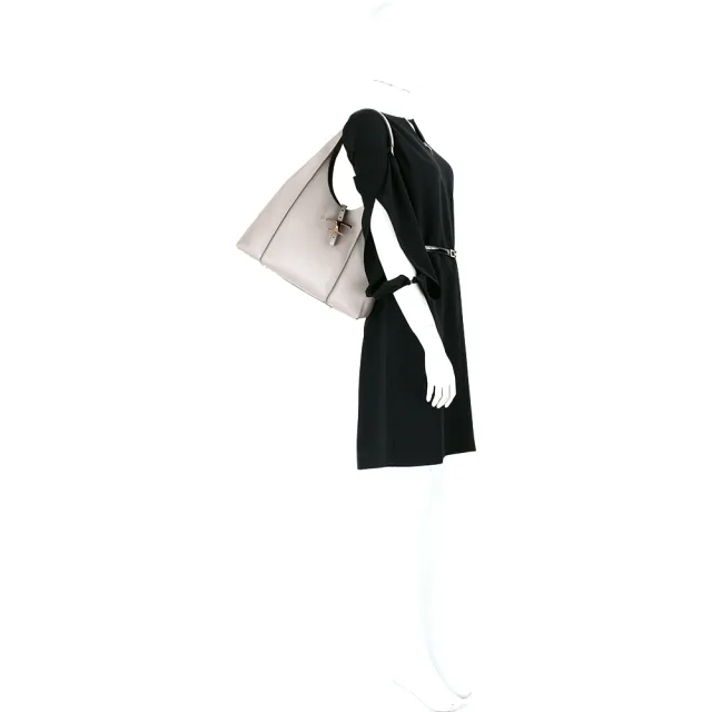 【TOD’S】TODS Timeless Hobo T字釦帶牛皮肩背托特包 附萬用包 -3色可選(義大利手工皮革)