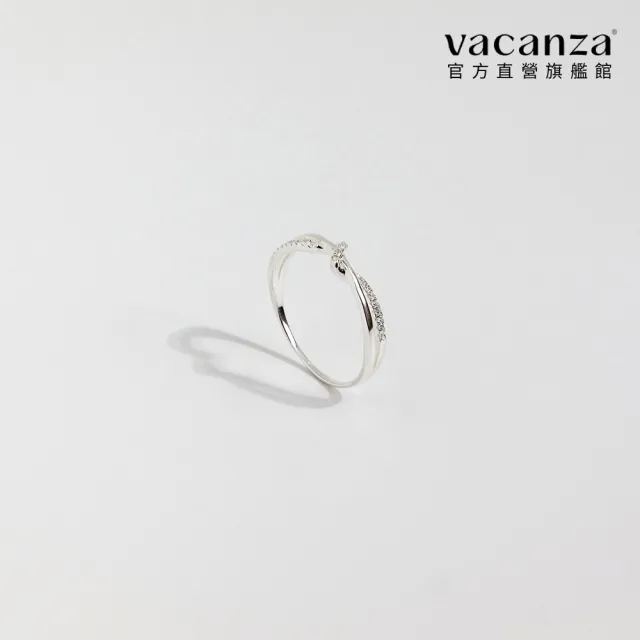 【vacanza】星光閃爍 925純銀飾品 純銀戒指(抗過敏 情人節禮物 生日禮物)