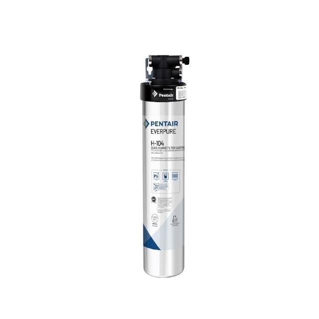 【濱特爾】H104強效抑垢家用型淨水器(H-104平行輸入濾芯+原廠淨水器濾頭座+到府安裝 )