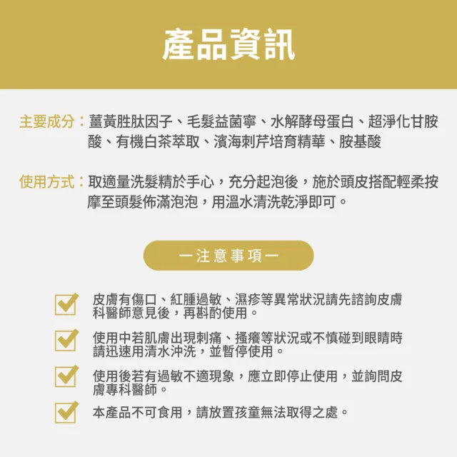 【FJ 豐傑生醫】3D薑黃胜肽髮根活化洗髮精-250ml(蓬鬆豐盈ｘ活化強健髮根)