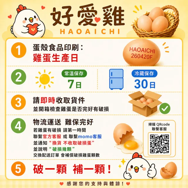【HAOAICHI 好愛雞】無毒の放牧蛋 紅殼 大家庭8盒 共80顆(10顆/盒) 非籠飼 無藥殘 無毒飼料 雞蛋