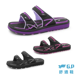 【G.P】女款高彈性舒適雙帶拖鞋G6159W(SIZE:35-39 共三色)