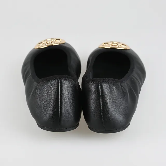 【TORY BURCH】TORY BURCH REVA 芭蕾平底鞋(黑)