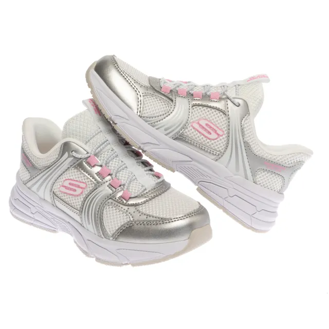 【SKECHERS】女童系列 女童鞋 運動鞋 瞬穿舒適科技 RETRO-GRAPH (319078LWSPK)