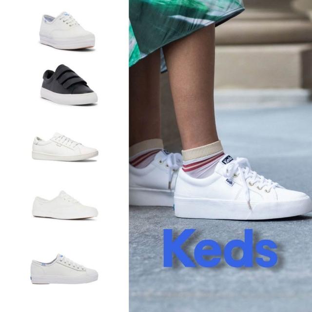 【Keds】品牌精選人氣系列(皮革 小白鞋)