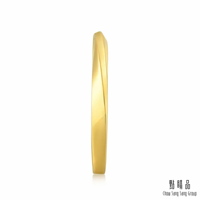 【點睛品】莫比烏斯環 黃金戒指_計價黃金(港圍13號)