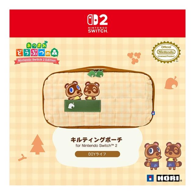 【HORI】預購7-8月到貨暫定★NS2 Switch2 中容量泡芙包《動物森友會》狸克 DIY生活（NSX-159）