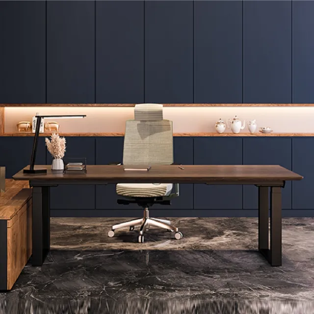 【FUNTE】Force 大型電動升降桌/纖維板 150x80cm 八色可選(辦公桌 電腦桌 工作桌 主管桌 餐桌)