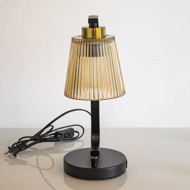 【Honey Comb】北歐工業風微調開關、USB、5V2.1A桌燈檯燈(KC8070)
