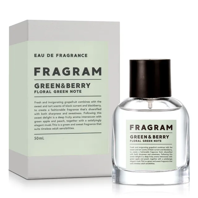 【FRAGRAM 慕浴】綠意莓果淡香水50ml(專櫃公司貨)