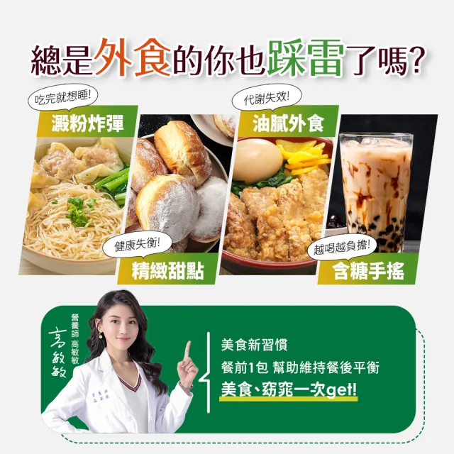 【funcare 船井生醫】倍熱 食事對策FIP100纖維粉(20包/盒)X5  (健康食品三功效、大餐.外食必備/膳食纖維)