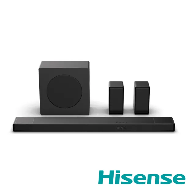 【Hisense】海信 AX5140Q SoundBar 5.1.4聲道家庭劇院 (公司貨)
