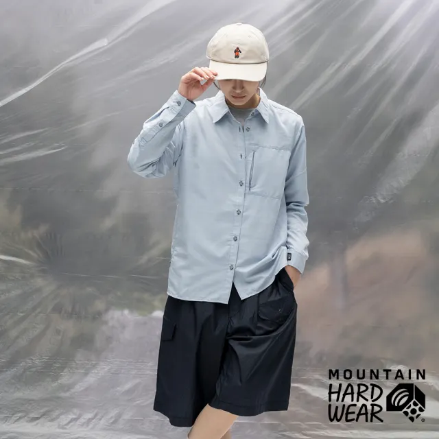【Mountain Hardwear】Canyon™ Long Sleeve W 防曬長袖健行排汗襯衫 女款 海岸藍 #2110541