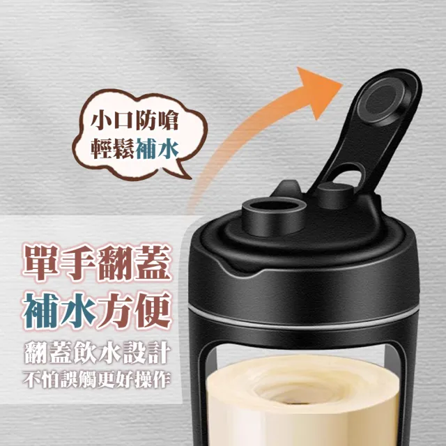 【TAI LI 太力】2入組 心悅自動攪拌杯 630ml 咖啡杯 搖搖杯 蛋白粉杯 隨行杯 保溫杯 禮物 攪拌杯