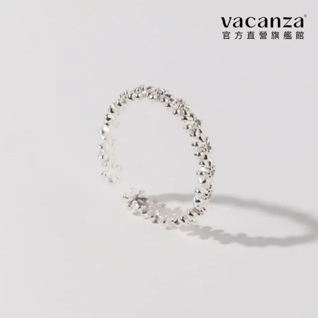 【vacanza】經典花圈 925純銀飾品 純銀戒指(抗過敏 情人節禮物 生日禮物)