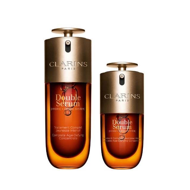 【CLARINS 克蘭詩】黃金雙萃囤貨組(黃金雙萃精華50ml+黃金雙萃精華30ml)