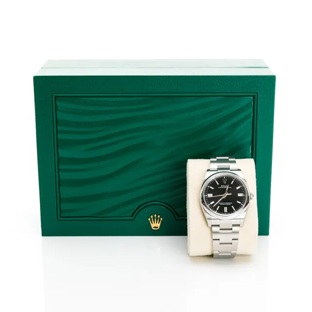 【ROLEX 勞力士】Oyster Perpetual 36 腕錶(黑色錶面)