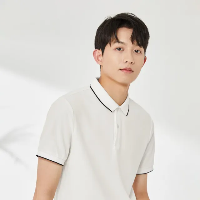 【GIORDANO 佐丹奴】男女裝涼感防曬短袖POLO衫(多色任選)