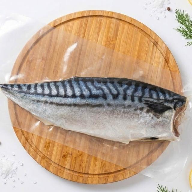 【RealShop】挪威薄鹽鯖魚片 3XL 235g±10%/片*6片組(99%無刺 真食材本舖)