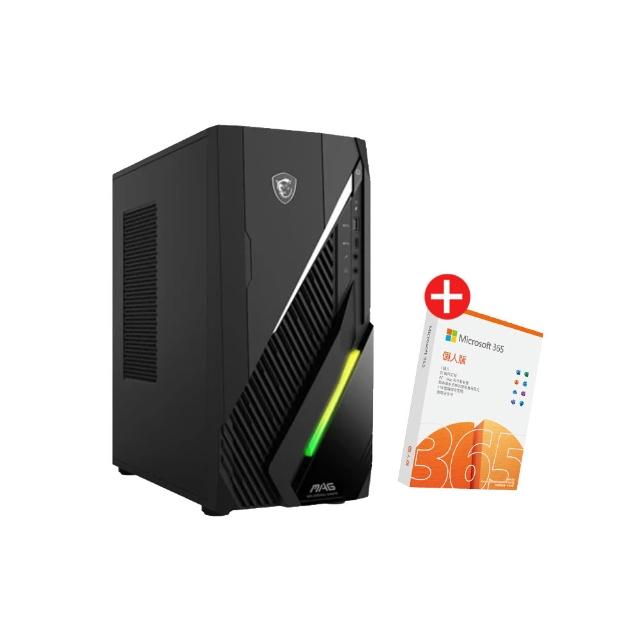 【MSI 微星】+微軟M365★i5 RTX5060Ti-16G電競電腦(MAG Infinite E1/i5-12400F/16G/1TB SSD/W11H)