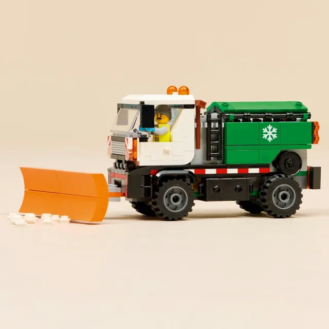 【LEGO 樂高】城市系列 60490 除雪車(玩具車 創意力遊戲 積木 兒童玩具)
