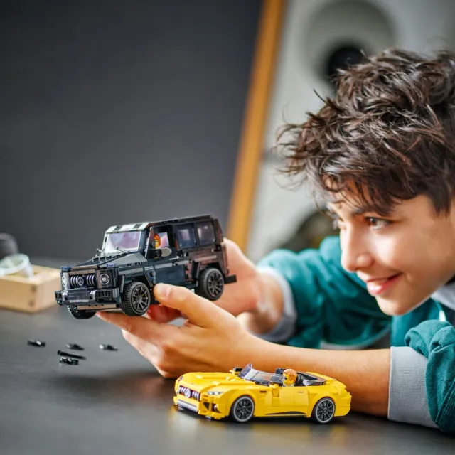 【LEGO 樂高】極速賽車系列 76924 Mercedes-AMG G 63 和 Mercedes-AMG SL 63(賓士 跑車 擺設 禮物)