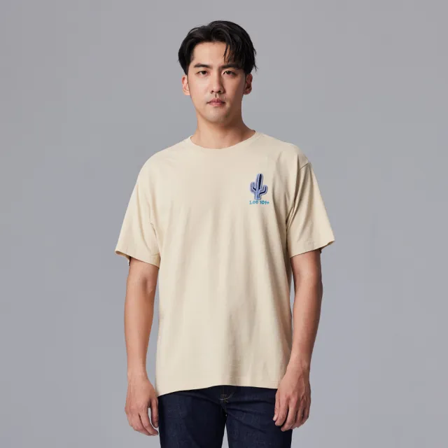 【Lee】出清品-男裝 短袖T恤 / 左胸仙人掌 共2色 舒適版型 / 101+ 系列(LB302073034 / LB302073035)