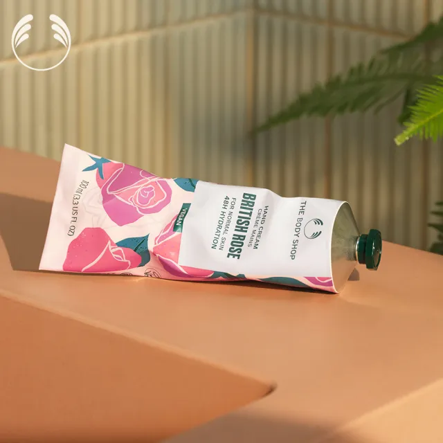 【THE BODY SHOP 美體小舖】英皇玫瑰嫩膚護手霜-100ML