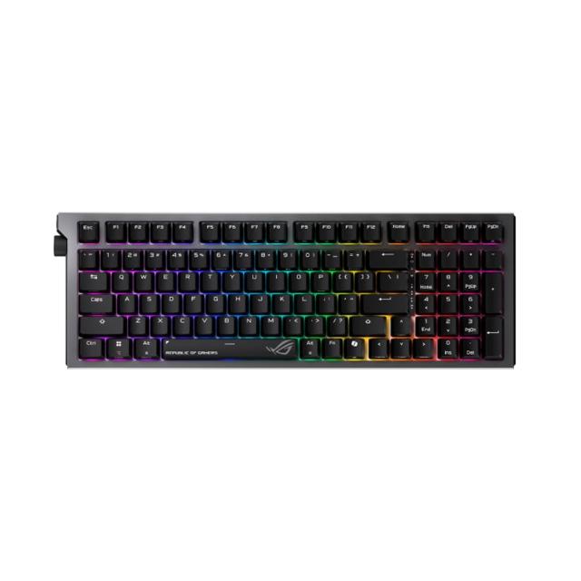 【ASUS 華碩】ROG Strix Morph 96 無線電競鍵盤 - 黑色 (ROG NX V2 雪軸)