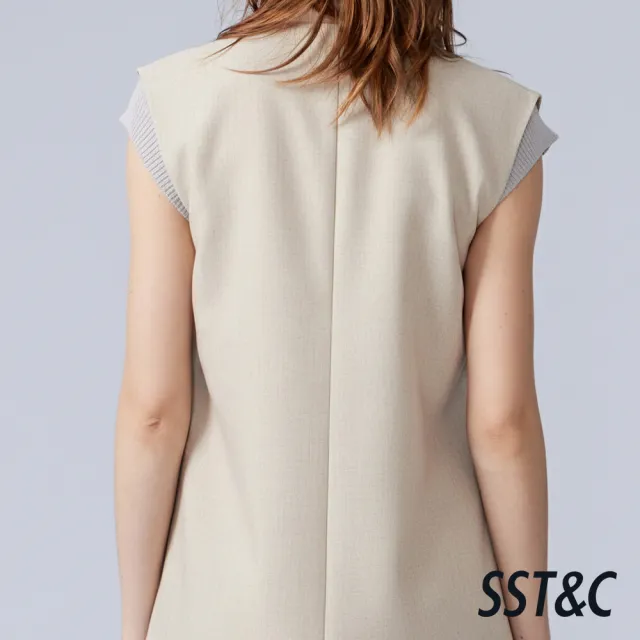 【SST&C】女裝_淺卡其背心式長版女外套82126308001(換季55折)