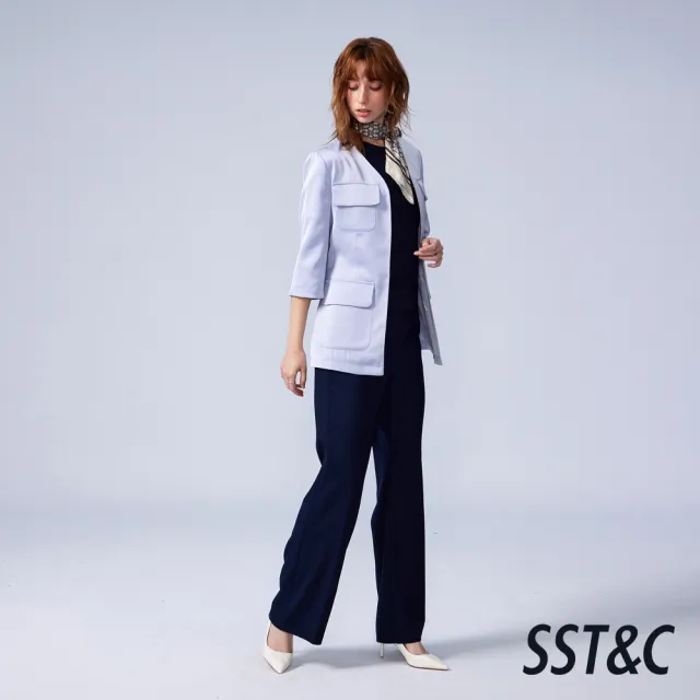 【SST&C】女裝_天藍軍裝口袋外套82126311012(換季55折)