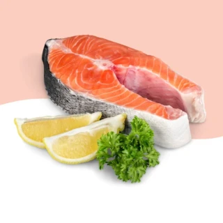 【RealShop】20件組 大西洋特選厚切鮭魚 350g/片(共20片 真食材本舖)