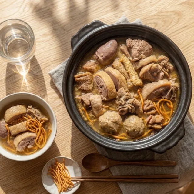 【禎祥食品】常溫黃金蟲草薑母鴨禮盒1.5kg/盒(年節伴手禮/禮盒/年菜)