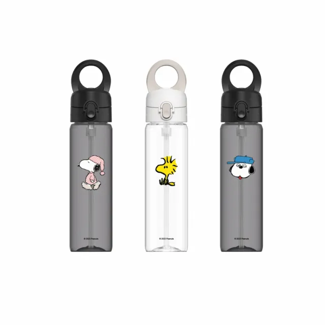 【RHINOSHIELD 犀牛盾】AquaStand磁吸水壺Tritan輕量瓶800ml(附吸管)MagSafe兼容支架運動水壺(Snoopy)