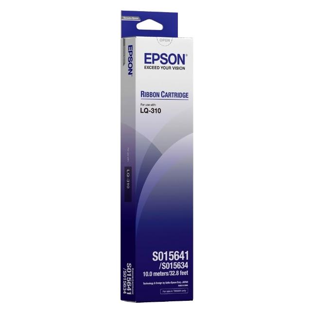 【EPSON】官方直營 S015641 原廠色帶 黑(LQ-310)