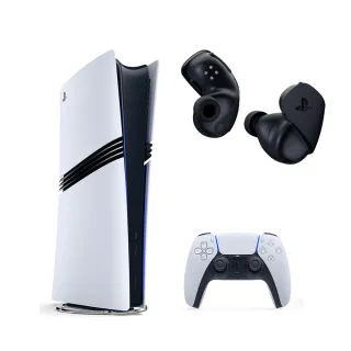 【SONY 索尼】PS5 Pro 遊戲主機+《PS5 PULSE Explore 無線耳塞式耳機(午夜黑)》