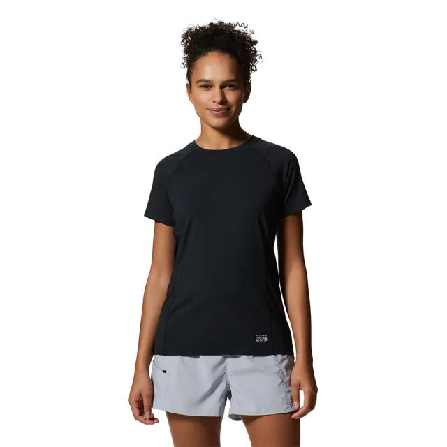 【Mountain Hardwear】Crater Lake™ Short Sleeve Women 防曬短袖排汗衣 女款 黑色 #1993361