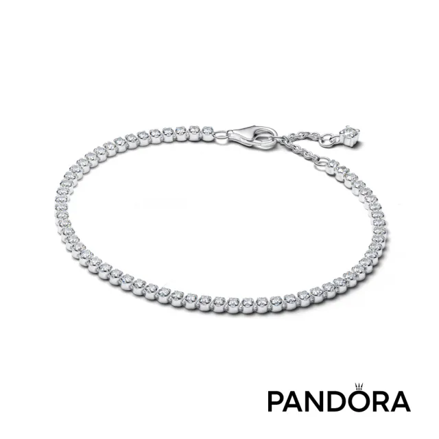 【Pandora 潘多拉】璀璨小型寶石手鏈