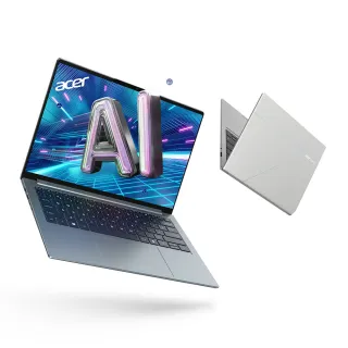 【Acer 宏碁】14吋Ultra X7 OLED輕薄 AI筆電-鉑金銀(Swift Go/SFG14-I71-70JF/CX7-358H/32G/512G/W11)