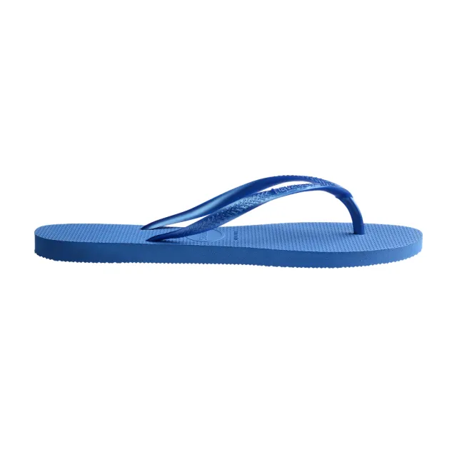 【havaianas 哈瓦仕】拖鞋 女鞋 夾腳拖 細帶 素色 Slim 皇家藍 4000030-3504W (哈瓦士)