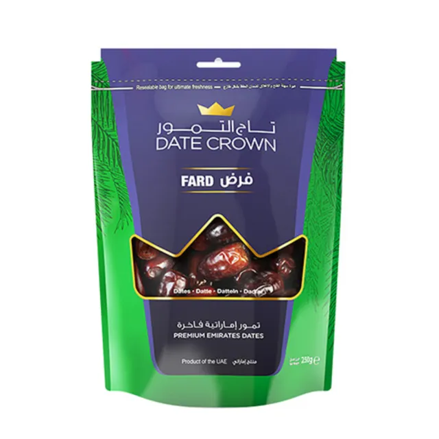 【Crown】阿聯酋天然椰棗4包組(250g/包)