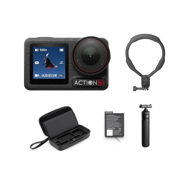 【DJI】Osmo Action 5 Pro 旅拍套裝+2年版Care 運動相機/迷你相機|智慧跟隨日夜出彩