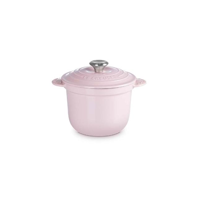 【Le Creuset】萬用窈窕琺瑯鑄鐵鍋18(雪紡粉)