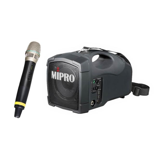 【MIPRO】MA-101G 配1手握式 麥克風(5.8GHz 單頻無線麥克風攜帶型喊話器)