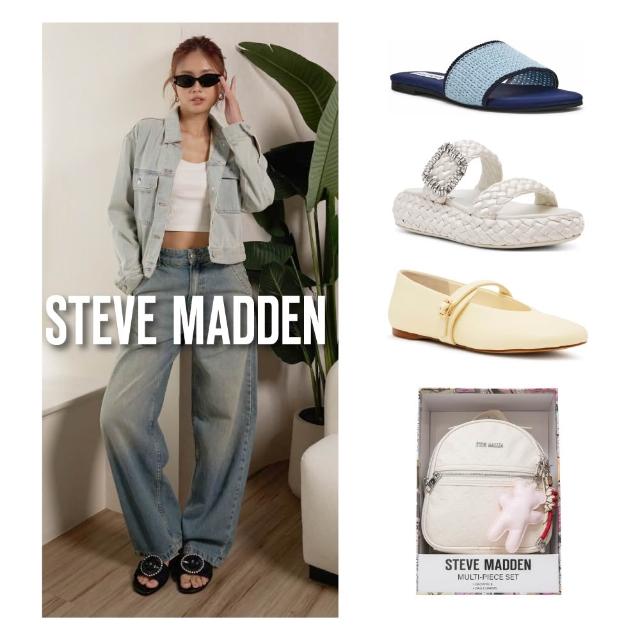 【steve madden】春夏時尚百搭休閒涼鞋/拖鞋/休閒鞋/後背包(多款任選)
