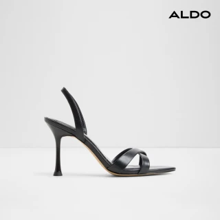 【ALDO】ELERA-極簡交叉細帶高跟涼鞋-女鞋(黑色)
