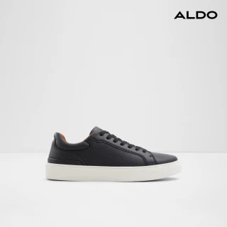 【ALDO】WILLIO-時尚商務前綁帶設計休閒鞋-男鞋(黑色)