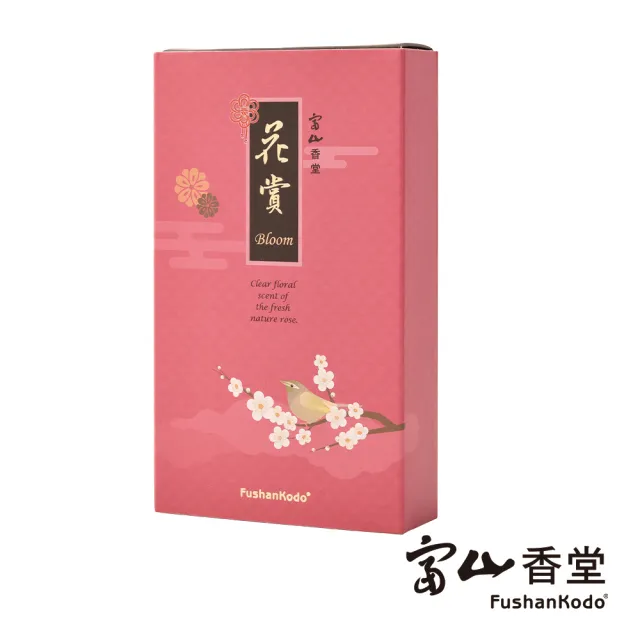 【富山香堂】Fushankodo富山香堂 花賞香氛-花漾135mm線香(玫瑰花香合香臥香香薰)