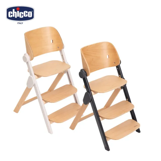 【Chicco】蒔光系列-全齡進階木質成長椅(兒童餐椅/成長餐椅/家具/含圍欄餐盤有機棉襯墊)