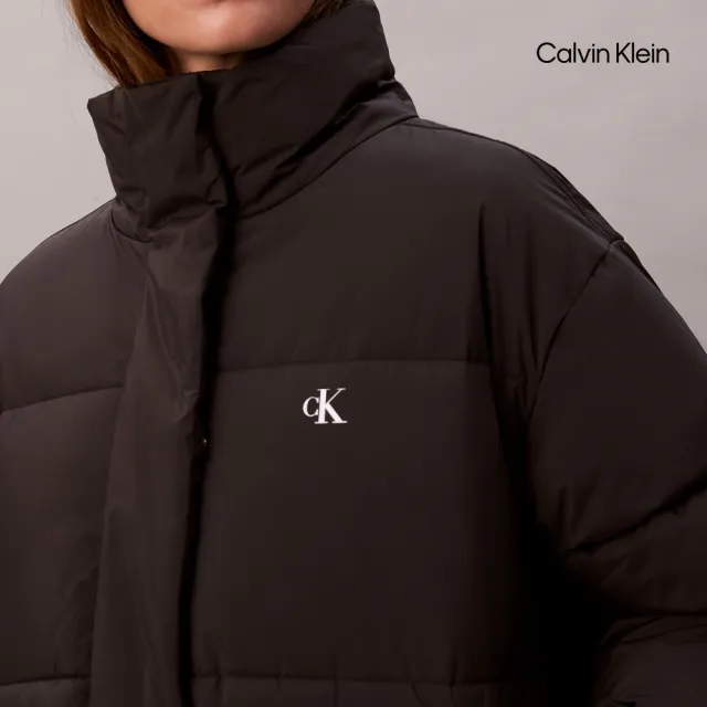 【CALVIN KLEIN】官方旗艦館CK 中級重量羽絨外套_黑色